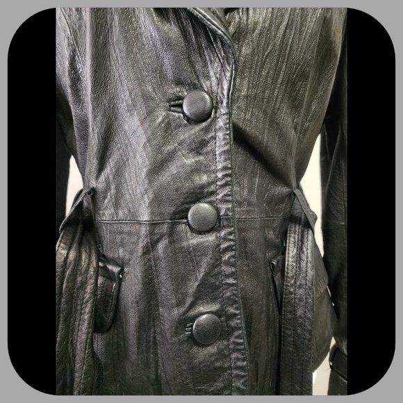 INC || Cute Soft Genuine Leather Jacket (SIZE M) - Picture 3 of 9